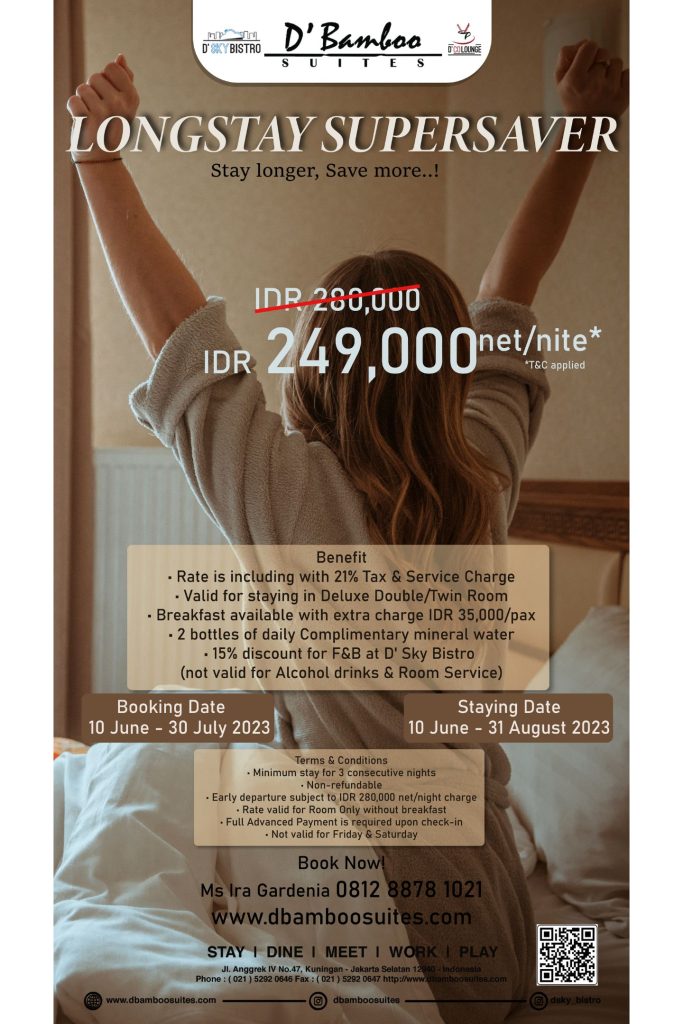 Longstay Supersaver - D' Bamboo Suites
