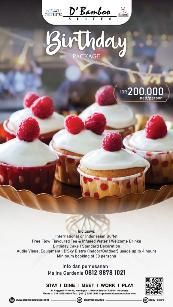 Birthday Package - D' Bamboo Suites